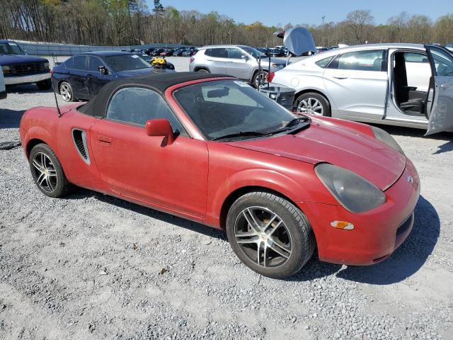 JTDFR320X20047232 - 2002 TOYOTA MR2 SPYDER RED photo 4