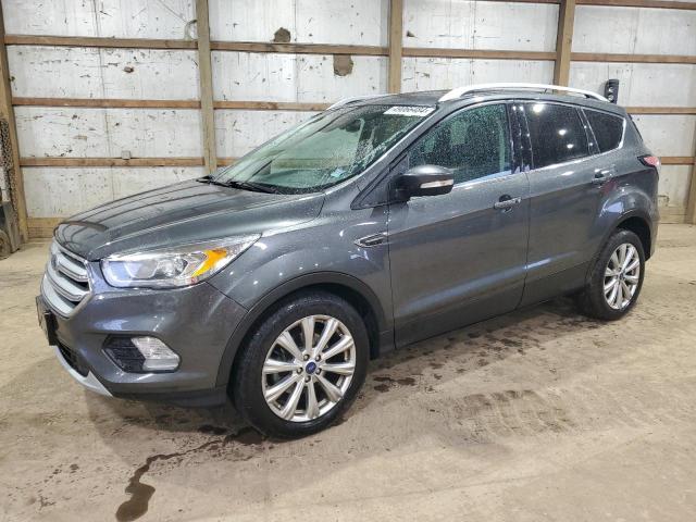 1FMCU0JDXHUD26231 - 2017 FORD ESCAPE TITANIUM GRAY photo 1