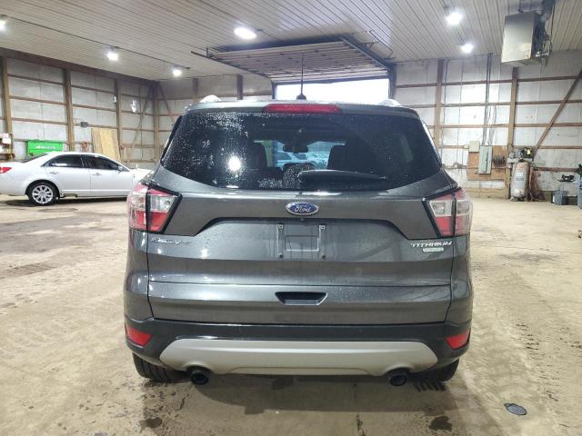 1FMCU0JDXHUD26231 - 2017 FORD ESCAPE TITANIUM GRAY photo 6