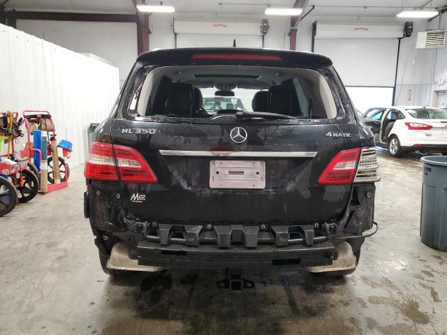 4JGDA5HB9CA031226 - 2012 MERCEDES-BENZ ML 350 4MATIC BLACK photo 6