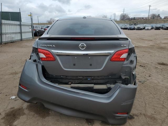 3N1AB7AP6FY348115 - 2015 NISSAN SENTRA S GRAY photo 6