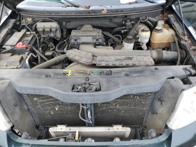 1FTPX14574NC36966 - 2004 FORD F150 GREEN photo 11