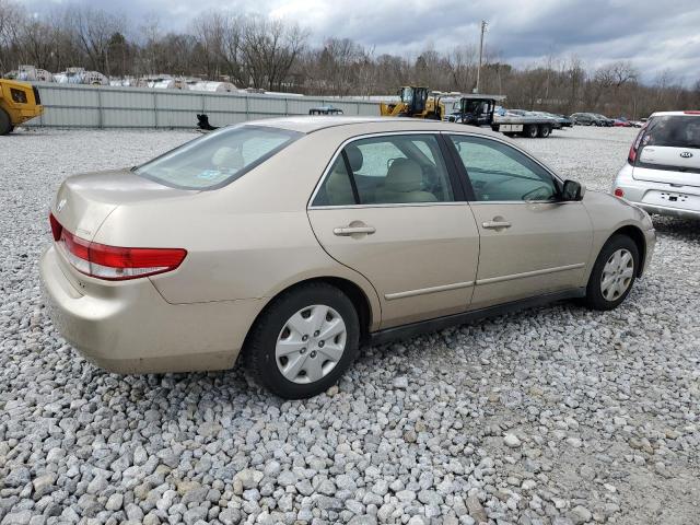 1HGCM563X4A162168 - 2004 HONDA ACCORD LX BEIGE photo 3