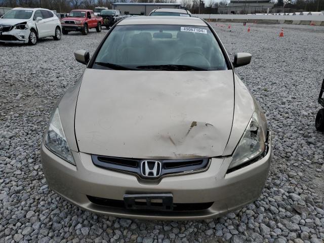 1HGCM563X4A162168 - 2004 HONDA ACCORD LX BEIGE photo 5