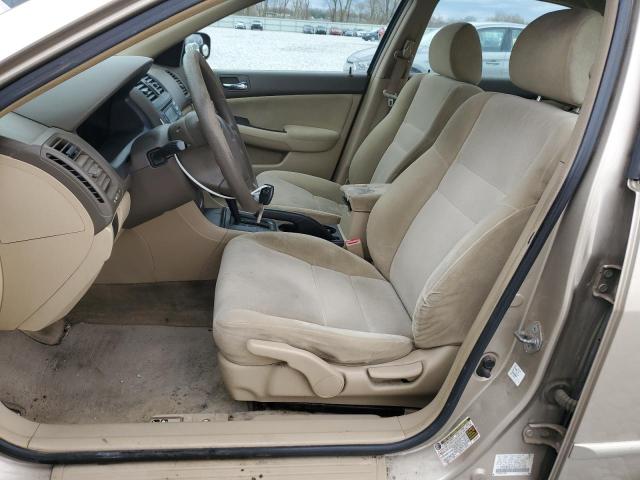 1HGCM563X4A162168 - 2004 HONDA ACCORD LX BEIGE photo 7