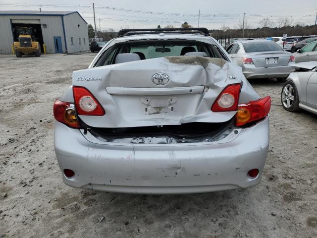 2T1BU4EEXAC476613 - 2010 TOYOTA COROLLA BASE SILVER photo 6