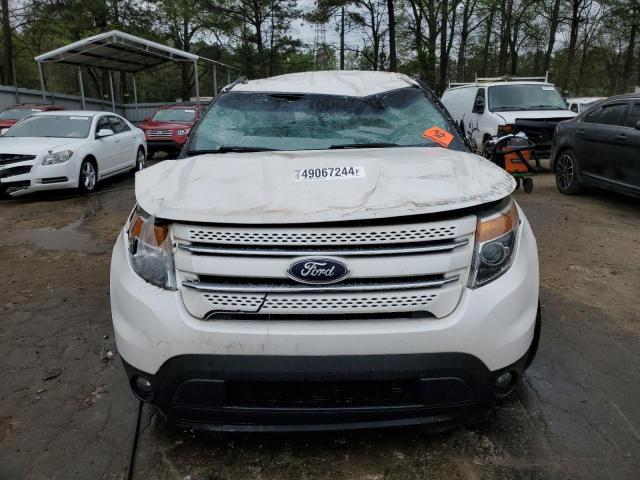 1FM5K7F83FGB64179 - 2015 FORD EXPLORER LIMITED WHITE photo 5