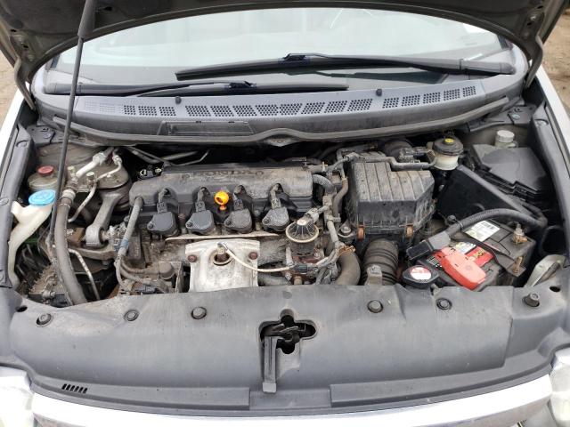 2HGFA15928H504403 - 2008 HONDA CIVIC EXL ნაცრისფერი ფოტო 11