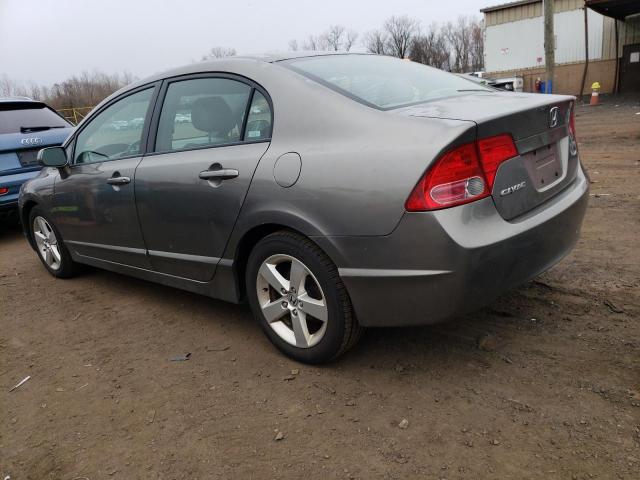 2HGFA15928H504403 - 2008 HONDA CIVIC EXL ნაცრისფერი ფოტო 2