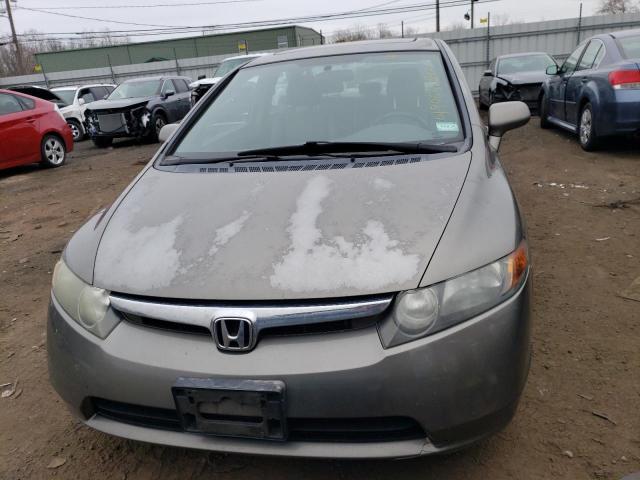 2HGFA15928H504403 - 2008 HONDA CIVIC EXL ნაცრისფერი ფოტო 5