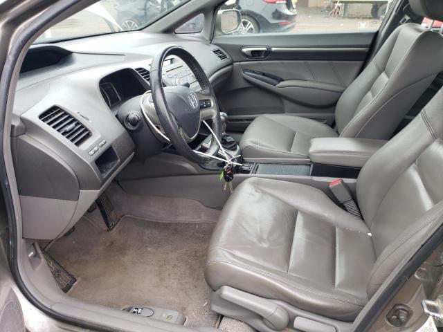 2HGFA15928H504403 - 2008 HONDA CIVIC EXL ნაცრისფერი ფოტო 7