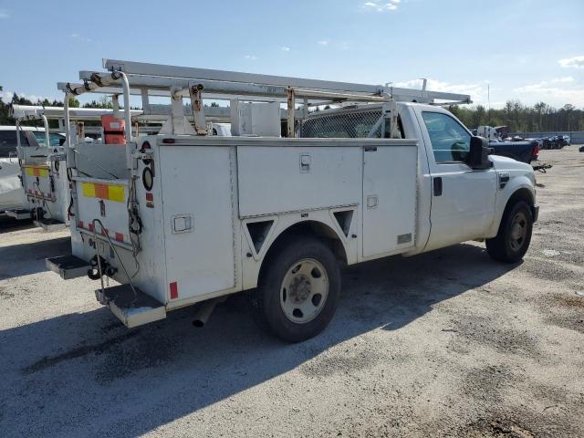 1FDWF30598EC54449 - 2008 FORD F350 SRW SUPER DUTY WHITE photo 3