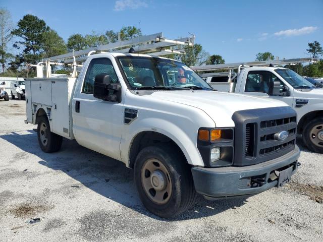 1FDWF30598EC54449 - 2008 FORD F350 SRW SUPER DUTY WHITE photo 4