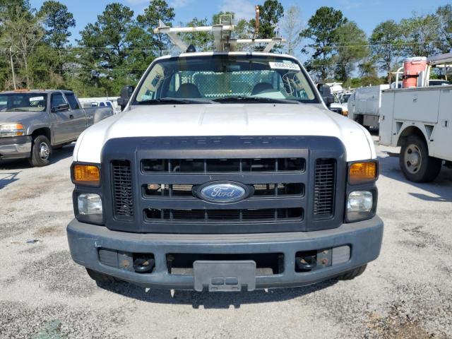 1FDWF30598EC54449 - 2008 FORD F350 SRW SUPER DUTY WHITE photo 5