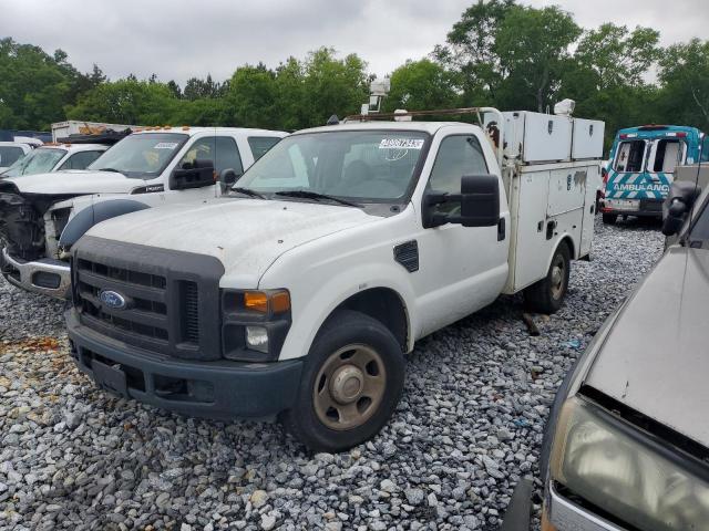 1FDWF30528EC94212 - 2008 FORD F350 SRW SUPER DUTY WHITE photo 1