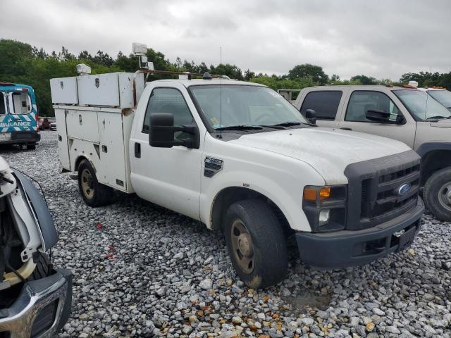 1FDWF30528EC94212 - 2008 FORD F350 SRW SUPER DUTY WHITE photo 4