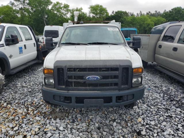 1FDWF30528EC94212 - 2008 FORD F350 SRW SUPER DUTY WHITE photo 5