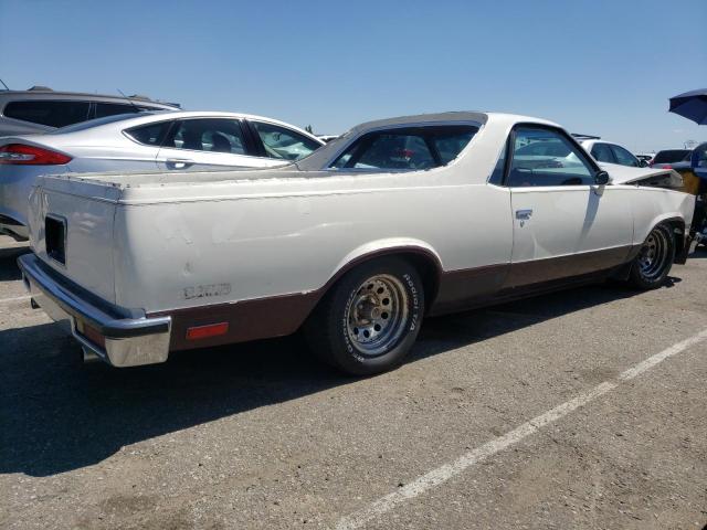 1GCCW80H3ER190427 - 1984 CHEVROLET EL CAMINO WHITE photo 3