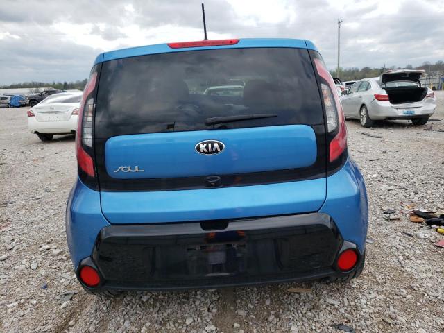 KNDJP3A53G7387382 - 2016 KIA SOUL + BLUE photo 6