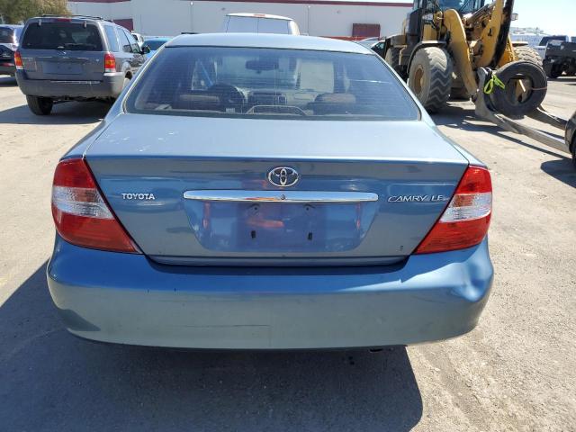 4T1BE32K93U675753 - 2003 TOYOTA CAMRY LE BLUE photo 6