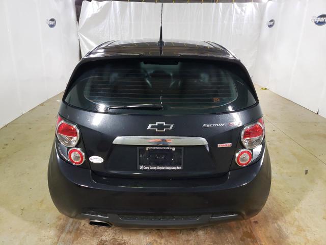 1G1JG6SB0E4231362 - 2014 CHEVROLET SONIC RS BLACK photo 6