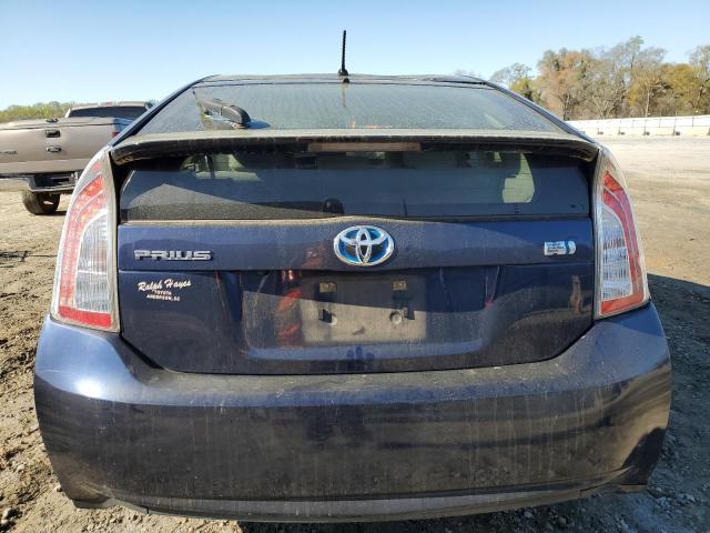 JTDKN3DU5F1981938 - 2015 TOYOTA PRIUS BLUE photo 6