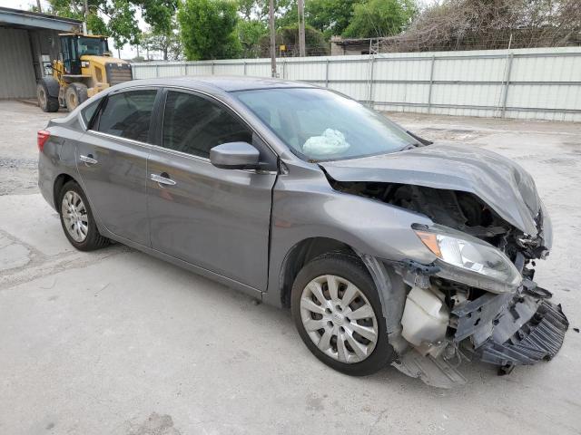 3N1AB7AP6HY249376 - 2017 NISSAN SENTRA S GRAY photo 4