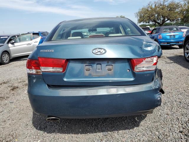 5NPEU46F37H218640 - 2007 HYUNDAI SONATA SE TEAL photo 6