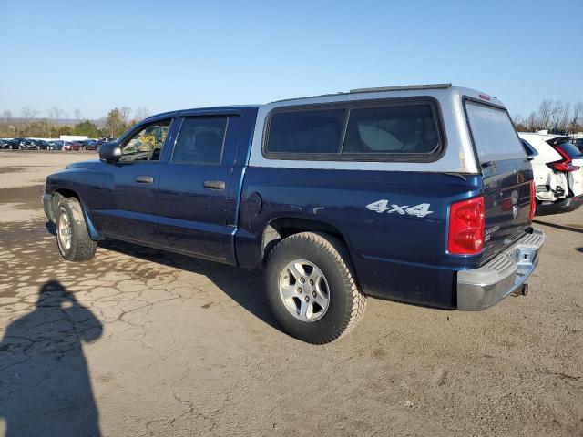 1D7HW48N75S159253 - 2005 DODGE DAKOTA QUAD SLT BLUE photo 2