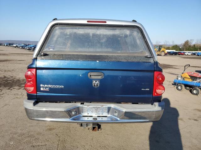 1D7HW48N75S159253 - 2005 DODGE DAKOTA QUAD SLT BLUE photo 6