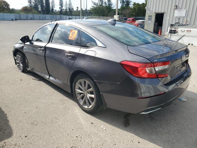 1HGCV1F19MA117551 - 2021 HONDA ACCORD LX GRAY photo 3