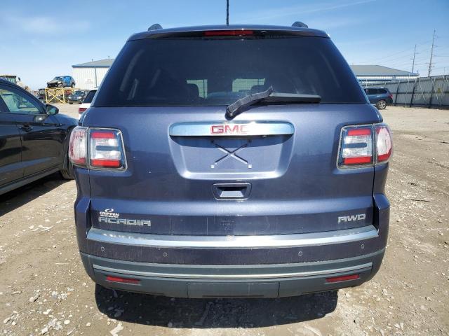 1GKKVRKD4EJ276041 - 2014 GMC ACADIA SLT-1 BLUE photo 6