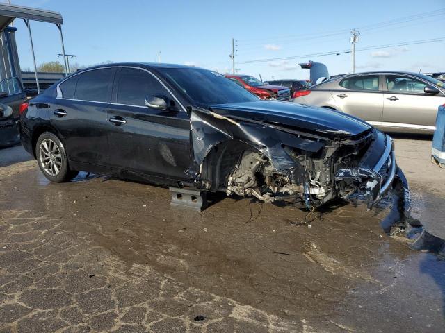 JN1BV7AR6EM703850 - 2014 INFINITI Q50 BASE BLACK photo 4