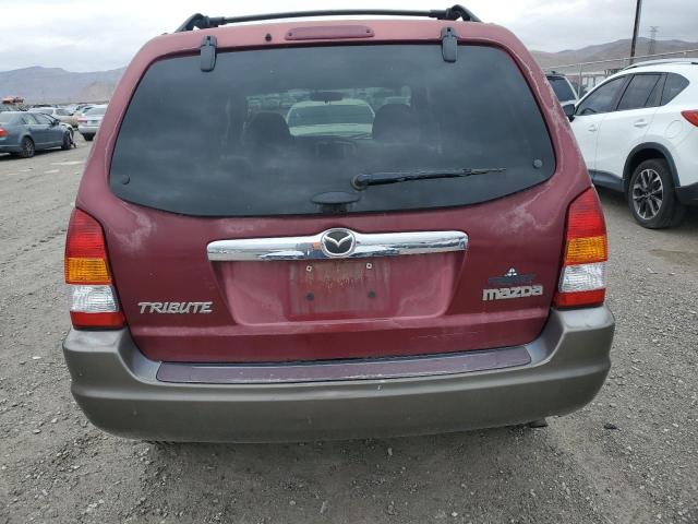 4F2YZ04173KM30547 - 2003 MAZDA TRIBUTE LX BURGUNDY photo 6