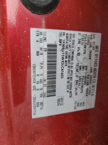 1FMRU15WX3LC61603 - 2003 FORD EXPEDITION XLT RED photo 13