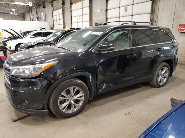 5TDJKRFH8FS155269 - 2015 TOYOTA HIGHLANDER XLE Qara foto 1