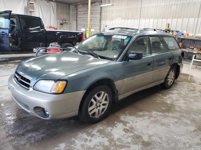 4S3BH6651Y7642950 - 2000 SUBARU LEGACY OUTBACK GREEN photo 1