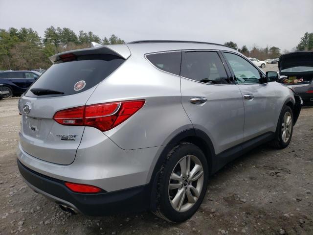 5XYZWDLA7GG341241 - 2016 HYUNDAI SANTA FE S SILVER photo 3