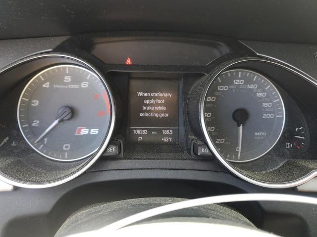 WAUVVAFR5CA013745 - 2012 AUDI S5 PRESTIGE 白色 照片 9