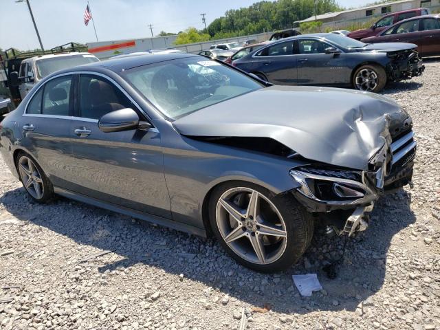 55SWF4JB1HU218377 - 2017 MERCEDES-BENZ C 300 GRAY photo 4