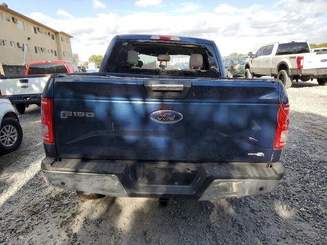 1FTEW1CP6FKF12989 - 2015 FORD F150 SUPERCREW BLUE photo 6