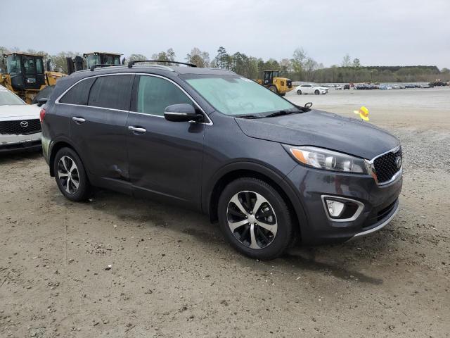 5XYPH4A57GG034725 - 2016 KIA SORENTO EX GRAY photo 4