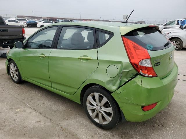 KMHCU5AE0CU055078 - 2012 HYUNDAI ACCENT GLS GREEN photo 2