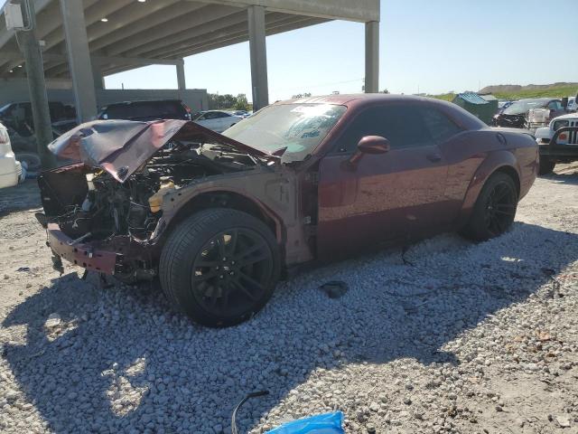 2C3CDZFJXNH178446 - 2022 DODGE CHALLENGER R/T SCAT PACK BURGUNDY photo 1