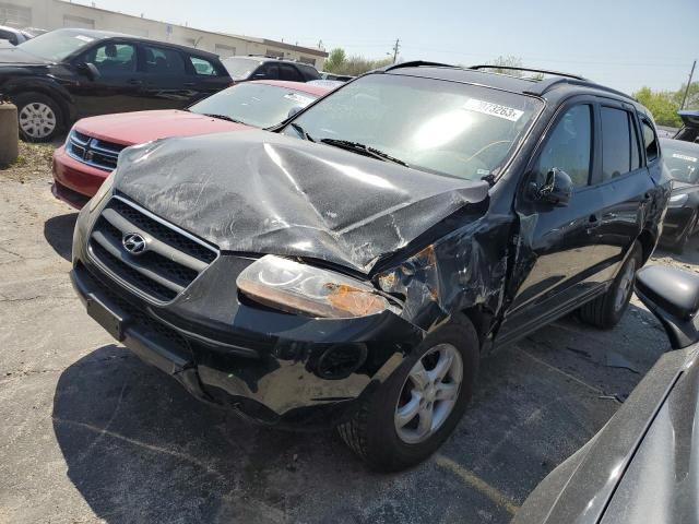 KM8SG13D87U096273 - 2007 HYUNDAI SANTA FE GLS BLACK photo 1