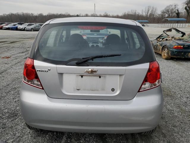 KL1TD66678B096121 - 2008 CHEVROLET AVEO BASE Gümüş foto 6