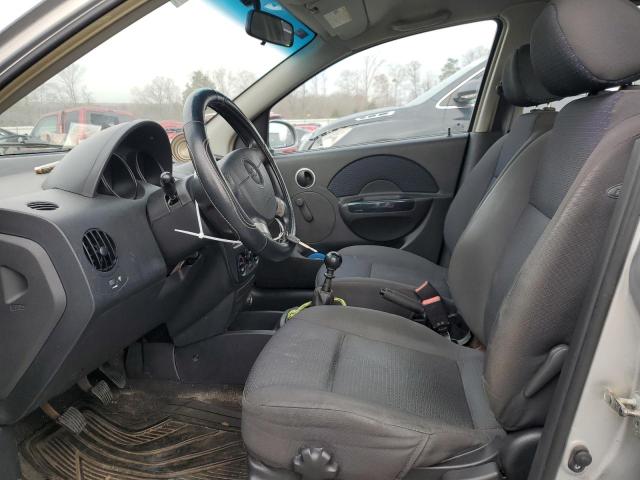 KL1TD66678B096121 - 2008 CHEVROLET AVEO BASE Gümüş foto 7