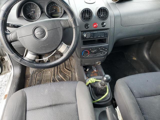 KL1TD66678B096121 - 2008 CHEVROLET AVEO BASE Gümüş foto 8