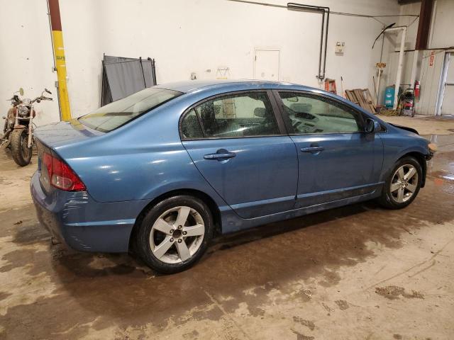 1HGFA16846L154018 - 2006 HONDA CIVIC EX BLUE photo 3