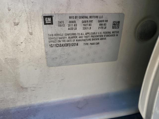 1G11C5SAXDF312014 - 2013 CHEVROLET MALIBU 1LT TAN photo 12